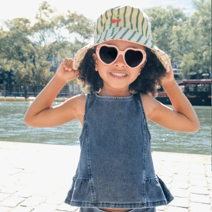 Sombrero Reversible Rayas Cherry