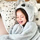 Manta con capucha koala