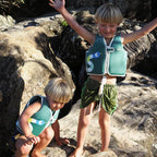 Chaleco salvavidas para niños de 2 a 3 años - Verde Into the Jungle