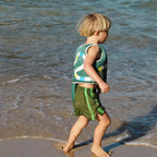 Chaleco salvavidas para niños de 2 a 3 años - Verde Into the Jungle