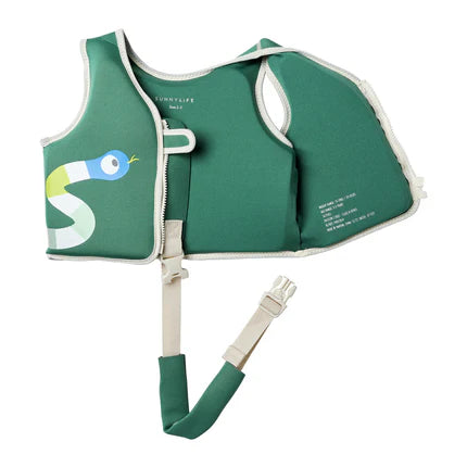Chaleco salvavidas para niños de 2 a 3 años - Verde Into the Jungle