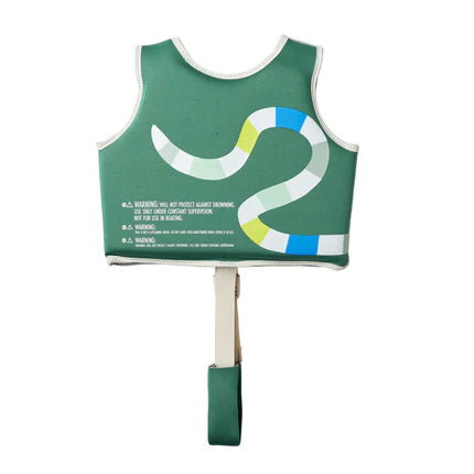 Chaleco salvavidas para niños de 2 a 3 años - Verde Into the Jungle