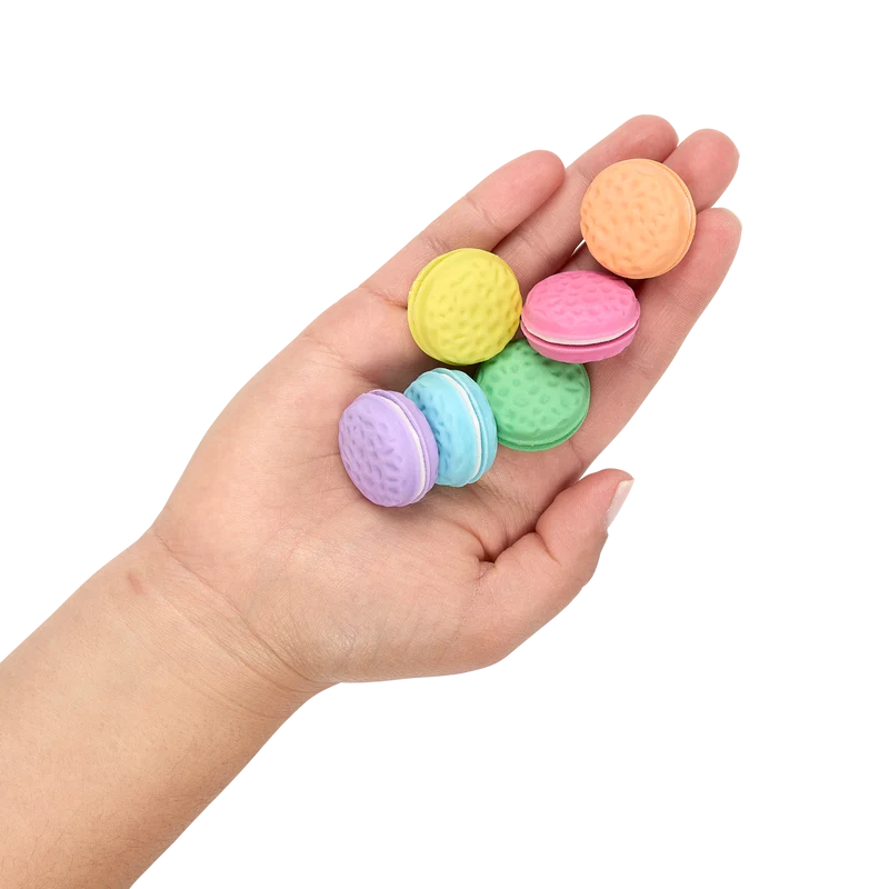 Gomas de borrar Dainty Donuts con aroma a vainilla (juego de 6)