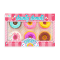 Gomas de borrar Dainty Donuts con aroma a vainilla (juego de 6)