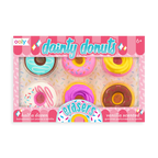 Gomas de borrar Dainty Donuts con aroma a vainilla (juego de 6)