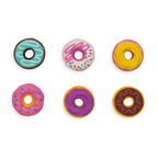 Gomas de borrar Dainty Donuts con aroma a vainilla (juego de 6)
