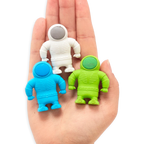 Gomas de borrar de astronauta (juego de 3)