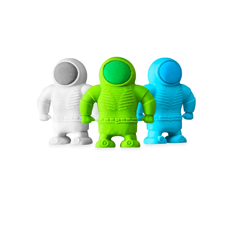 Gomas de borrar de astronauta (juego de 3)