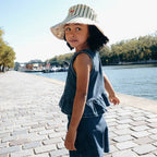 Sombrero Reversible Rayas Cherry