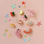 Pinza para garra de unicornio arcoíris