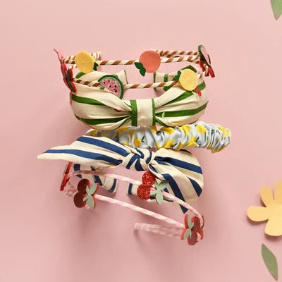 Diadema con lazo a rayas Riviera