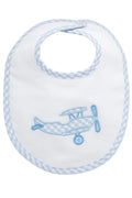 Babero básico con apliques de avión