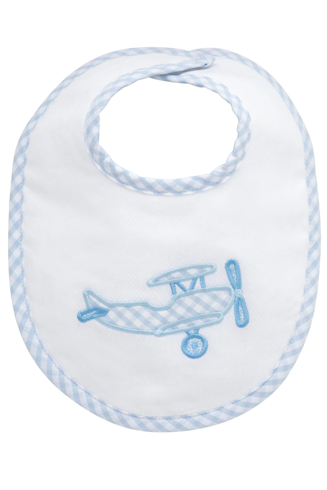 Babero básico con apliques de avión