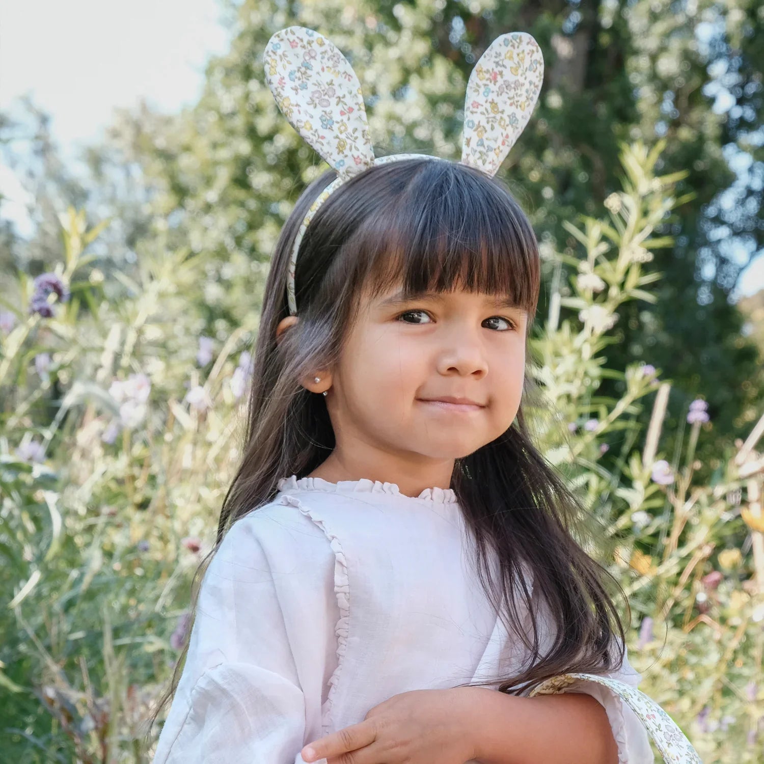 Diadema con orejas de conejito