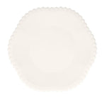 Platos Grandes Blanco Borde Punticos