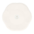 Platos Grandes Blanco Borde Punticos