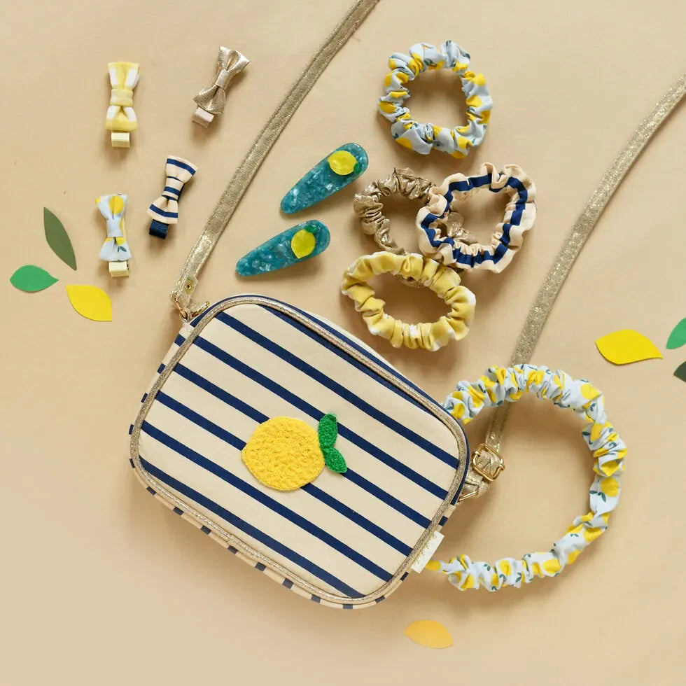 Bolso a rayas Lemon Drop
