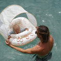 Flotador interactivo para bebes fresa rosa sol