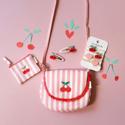 Bolso festoneado Cherry Kiss