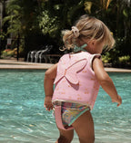 Chaleco de natación para niños de 1 a 2 años - Algodón de azúcar