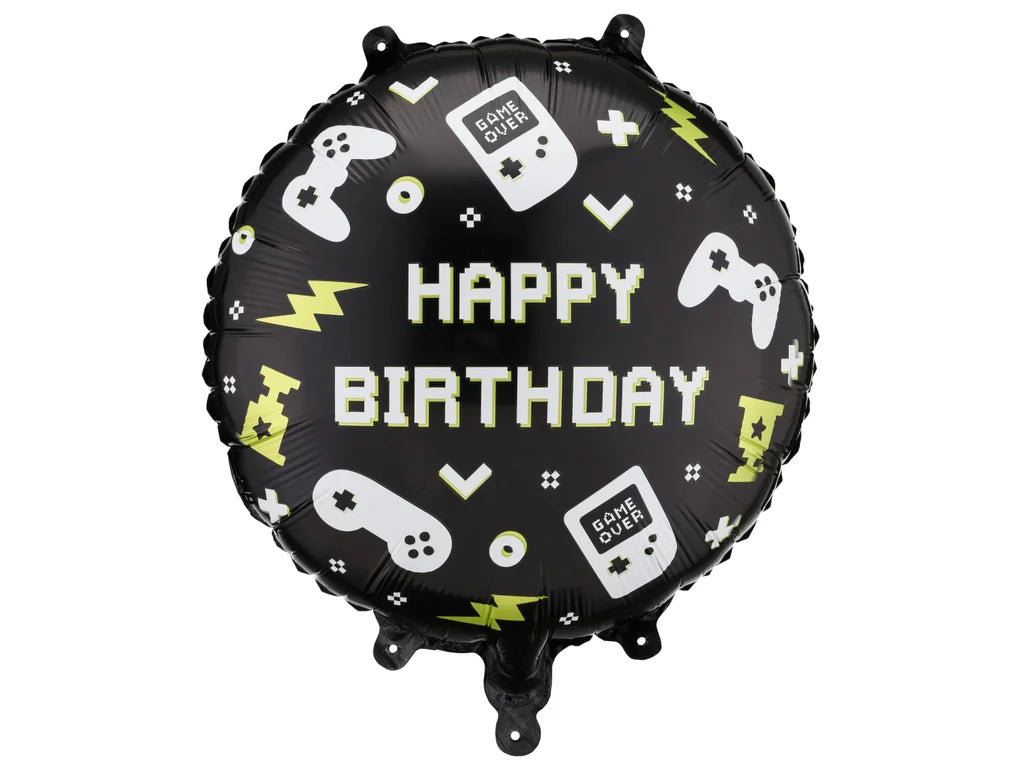 Globo de foil tableta Feliz Cumpleaños, 35x35 cm, surtido