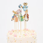 Decoraciones para pastel Peter Rabbit y amigos