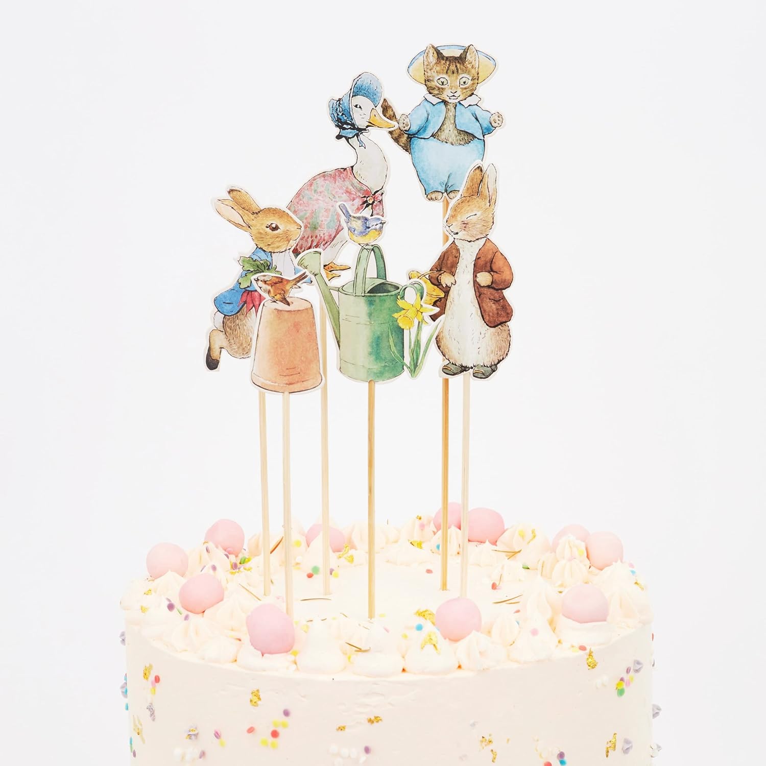 Decoraciones para pastel Peter Rabbit y amigos