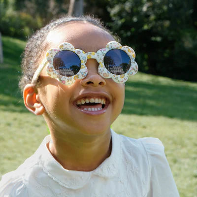 Gafas flor pétalos