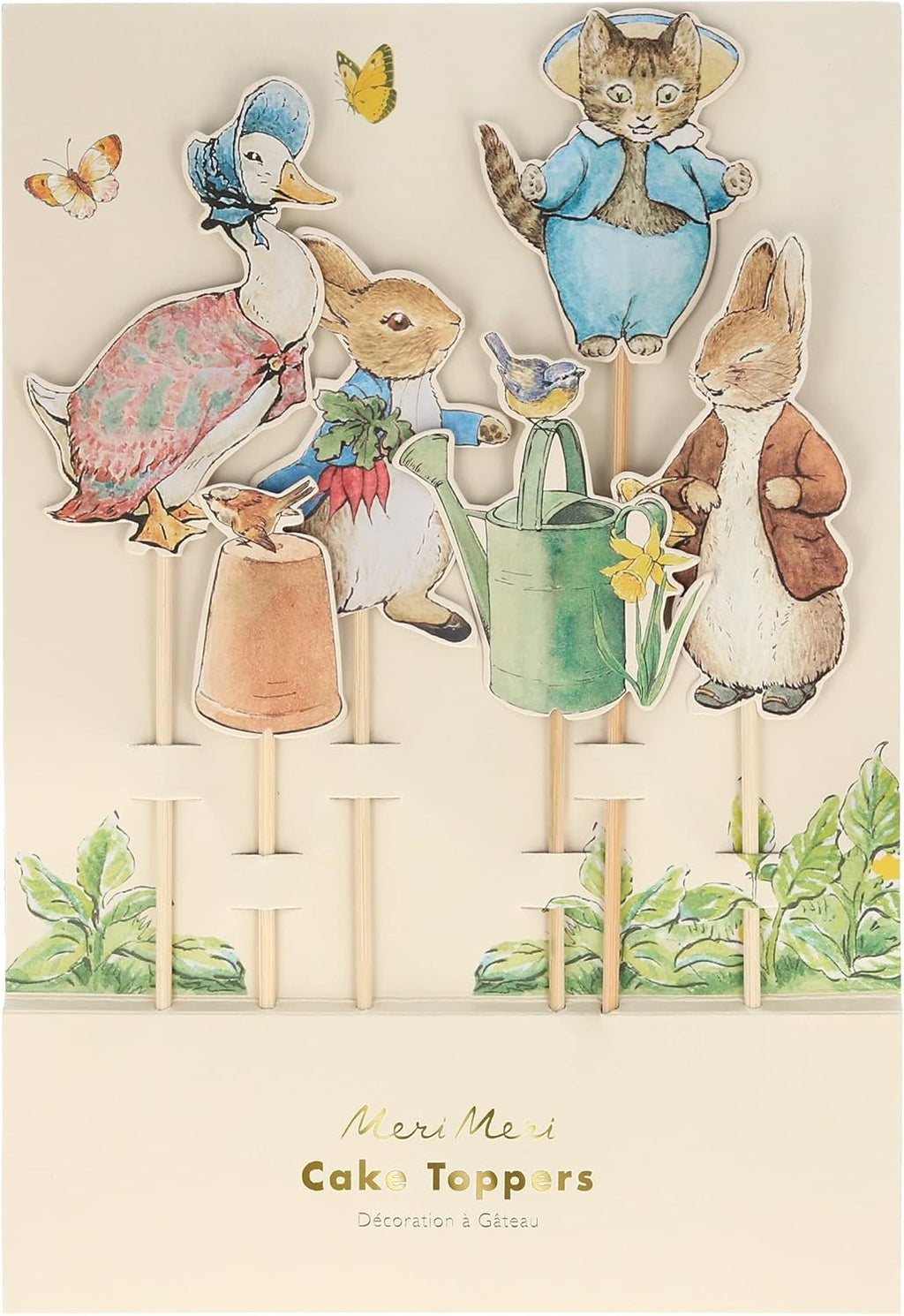 Decoraciones para pastel Peter Rabbit y amigos