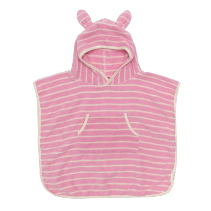 Toalla con capucha para niños - Algodón de azúcar