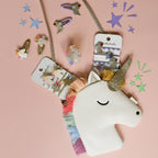 Pinza para garra de unicornio arcoíris