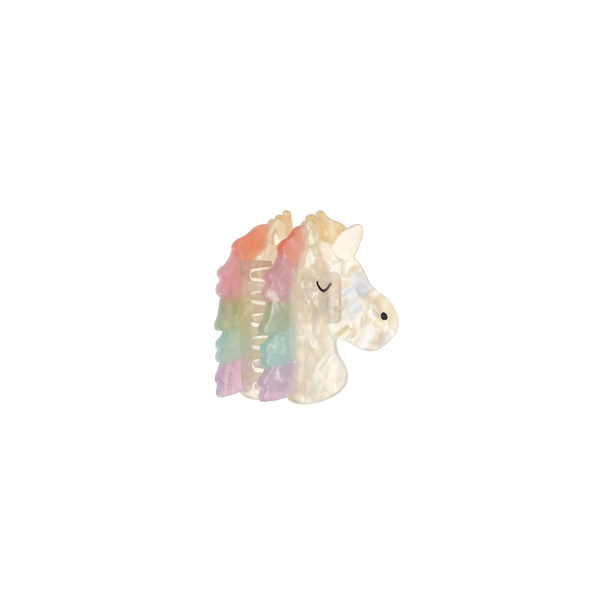 Pinza para garra de unicornio arcoíris