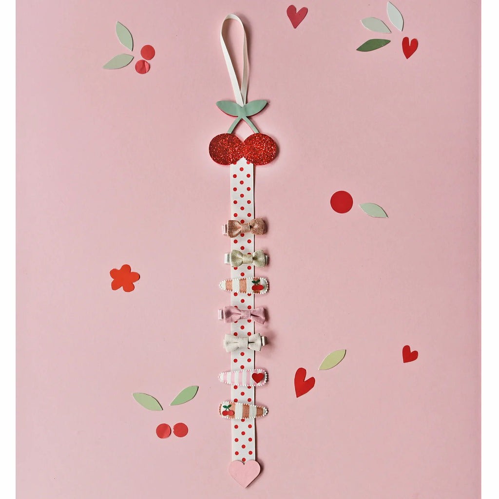 Percha con clip de cereza