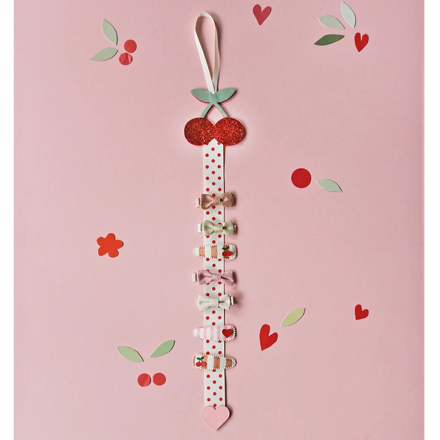 Percha con clip de cereza