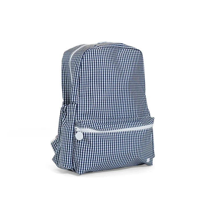 Mochila - Cuadros azul marino