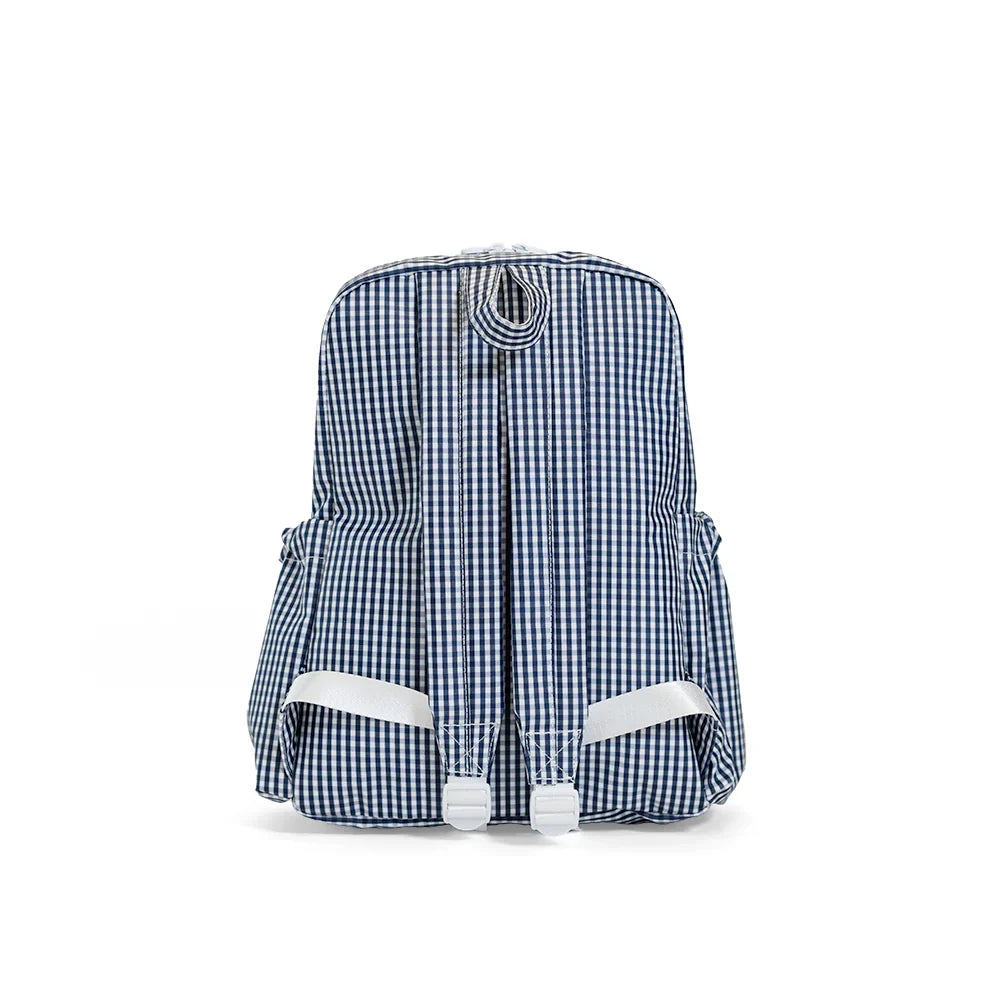 Mochila - Cuadros azul marino