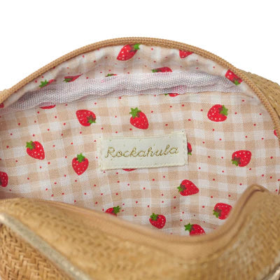 Bolso de rafia Strawberry Fields