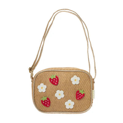 Bolso de rafia Strawberry Fields