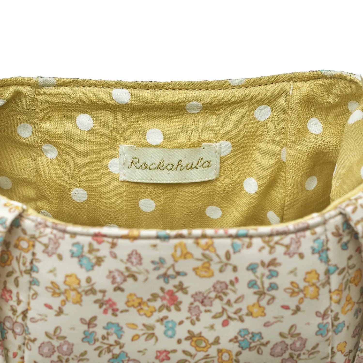 Bolso tipo bucket conejito pétalos