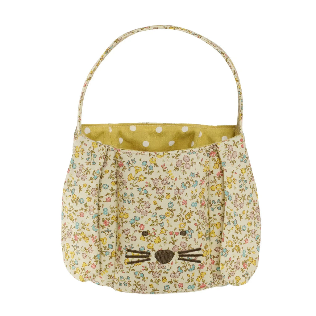 Bolso tipo bucket conejito pétalos