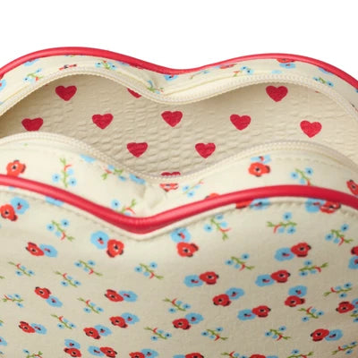 Bolso Martha Ditsy con forma de corazón floral