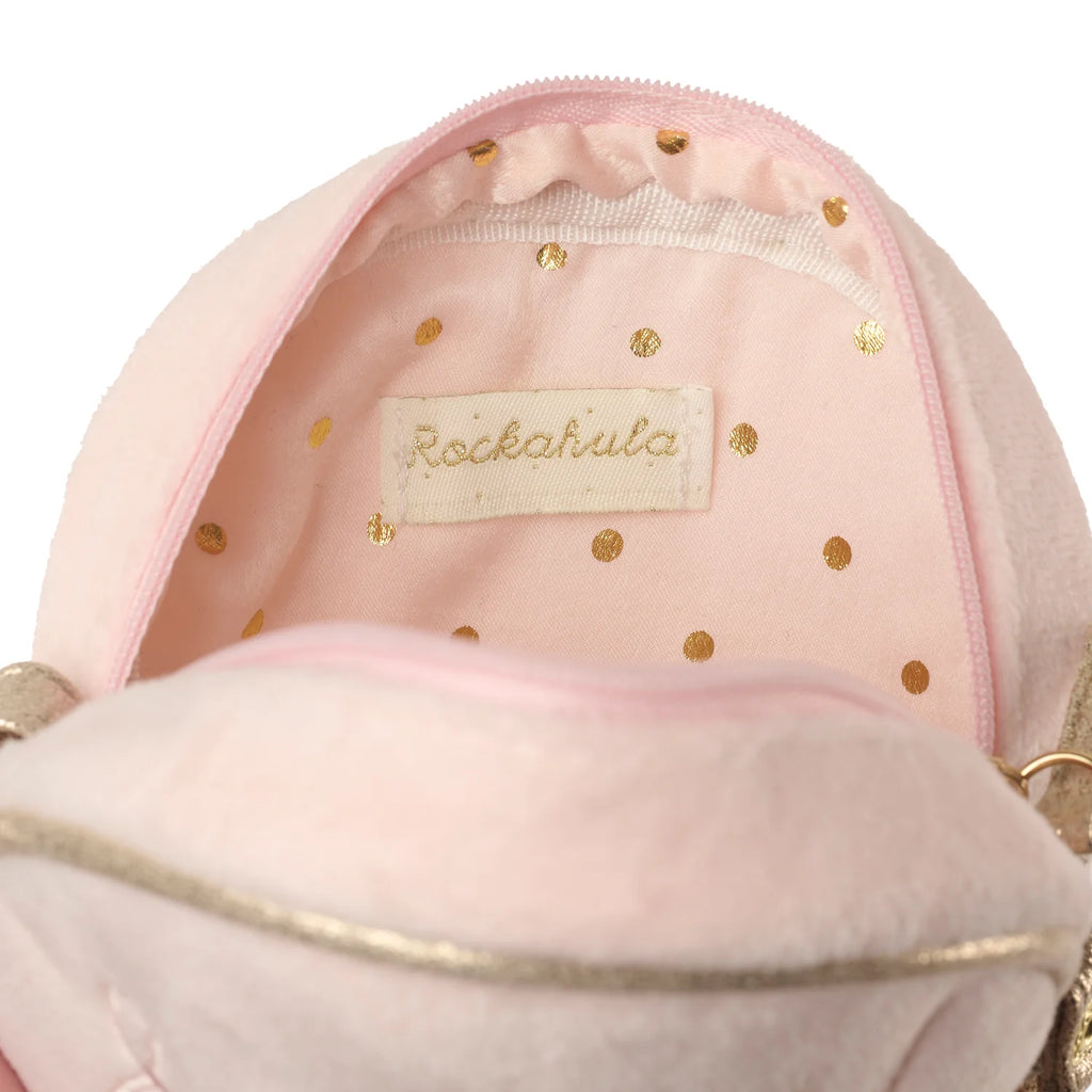Bolso redondo con zapatillas de ballet
