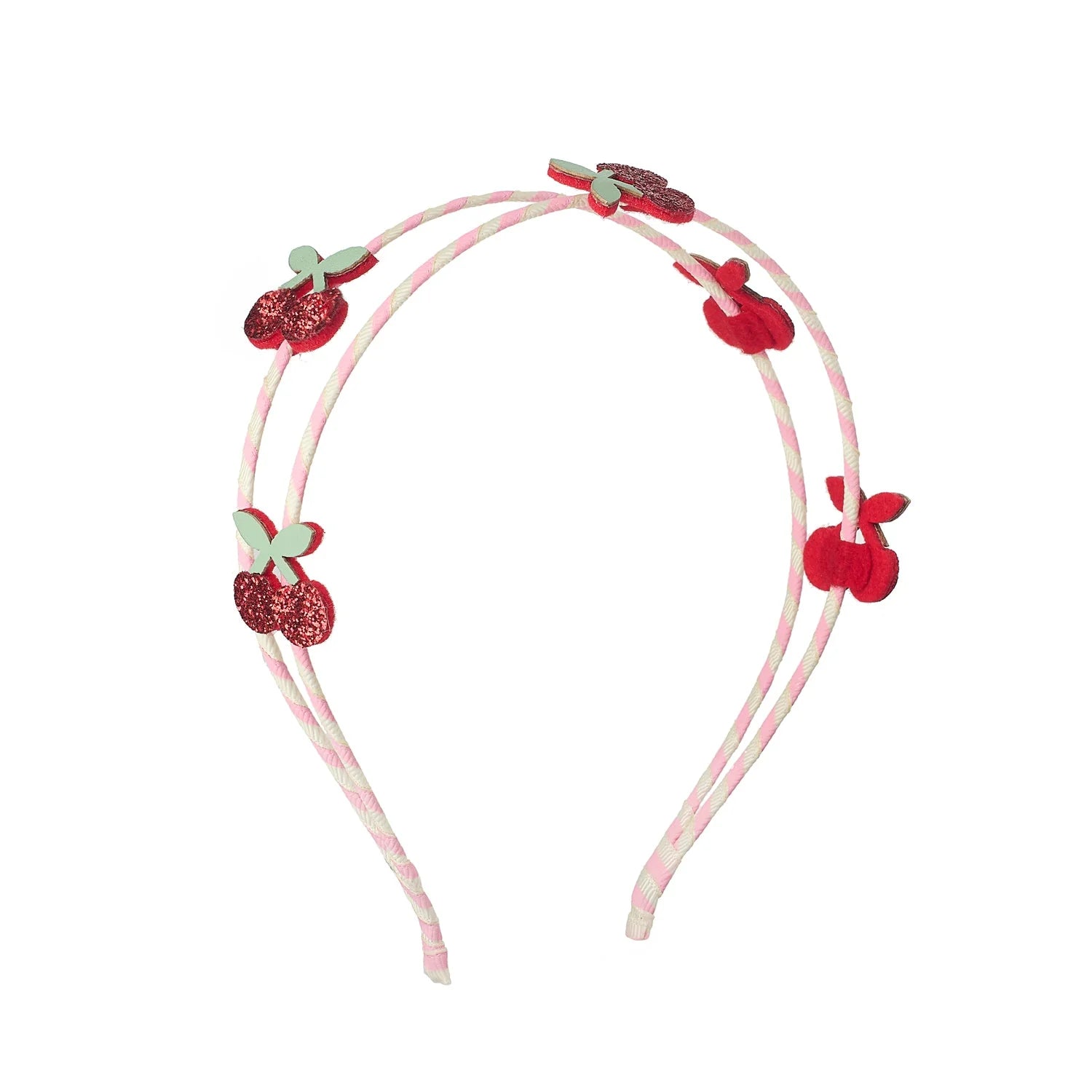 Diadema doble besos de cereza