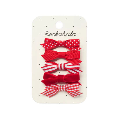 Set Ganchos Escolares Rojo