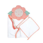 Set toalla y toallita Flor Petit