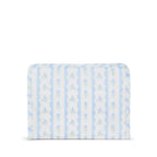 Estuche con cremallera - Floral con lazo Azul