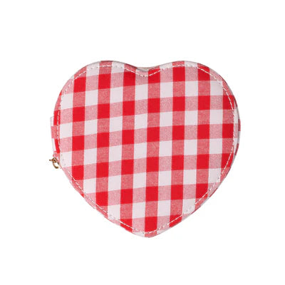 Joyero corazón gingham