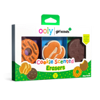 OOLY x Girl Scouts: Gomas de borrar con aroma a galleta (juego de 3)es