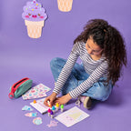 Sweet Scoops: Subrayadores neón - Aroma a fresa (Set de 6)