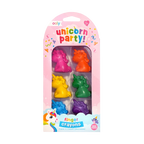 Fiesta de unicornios: Crayones de dedo (juego de 6)